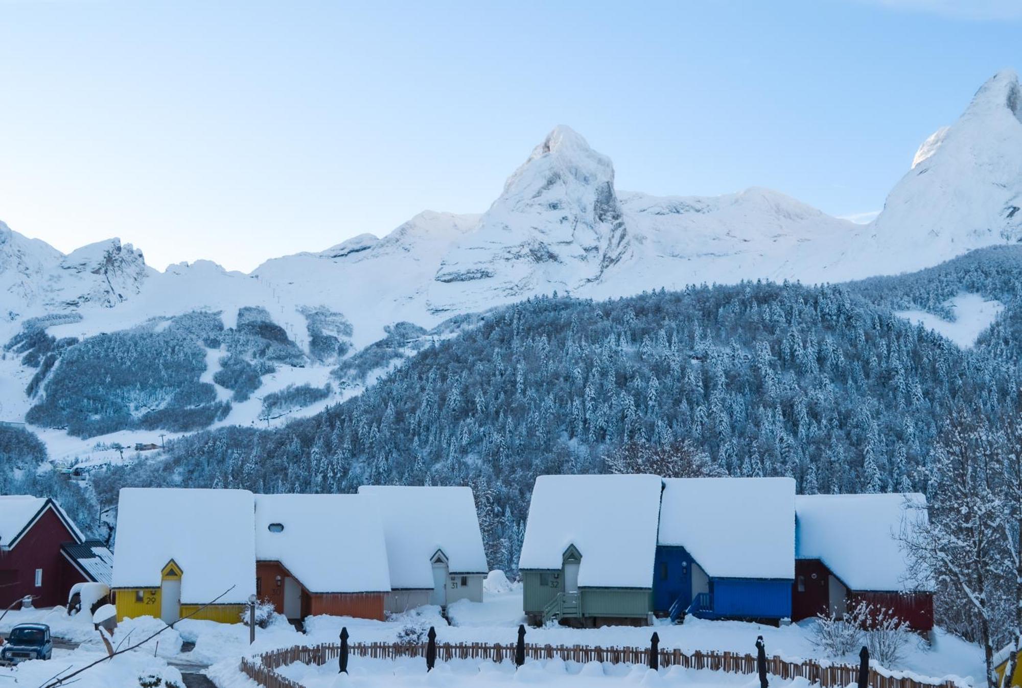 Iskoe Chalets-Hoetel, Col D'Aubisque Gourette Eksteriør bilde